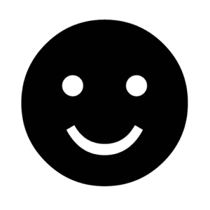 Schwarzer Smiley | Copy & Paste | Zeichen & Bedeutung