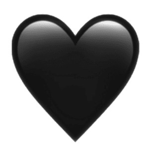 schwarzes Herz Emoji